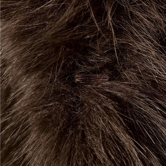 Zara Elegant Brown Teddy Jacket - Picture 5 of 7